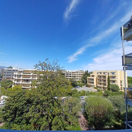Juan Les Pins Tanit Studio Climatise Vue Sur Mer Piscine Антиб Екстериор снимка