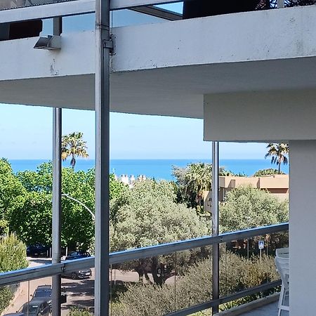 Juan Les Pins Tanit Studio Climatise Vue Sur Mer Piscine Антиб Екстериор снимка