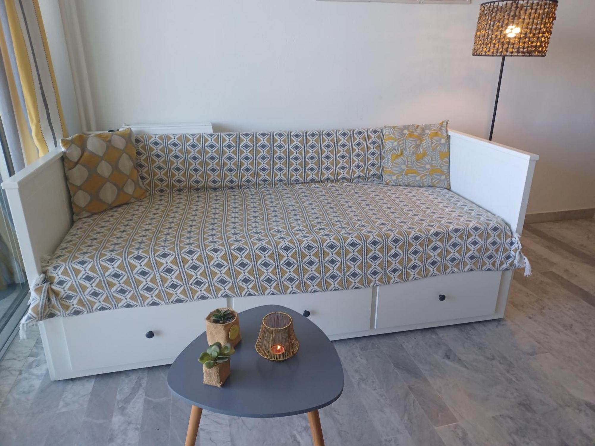 Juan Les Pins Tanit Studio Climatise Vue Sur Mer Piscine Антиб Екстериор снимка